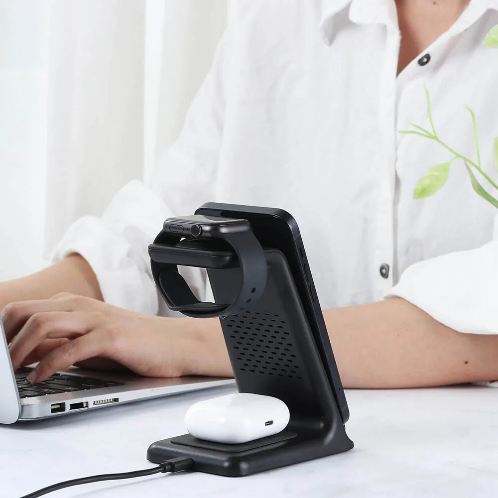 AquaBytes™ 20W Wireless Charger Stand For iPhone