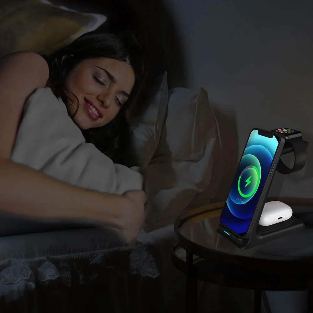 AquaBytes™ 20W Wireless Charger Stand For iPhone