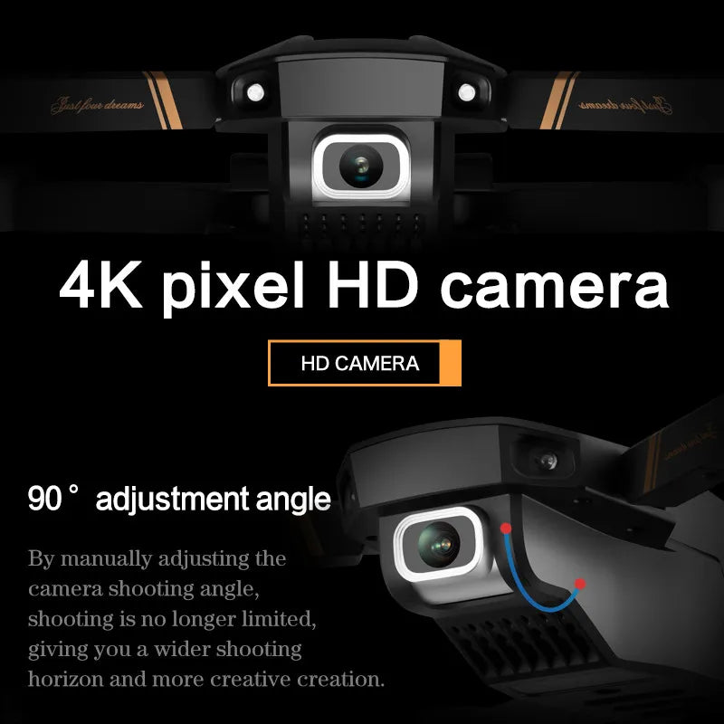 V4 RC Drone 4k HD Wide Angle Camera