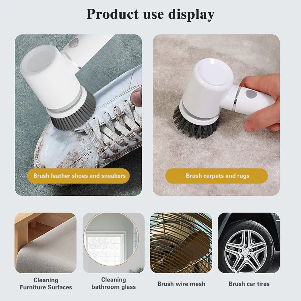 Electric Household Cleaning Brush