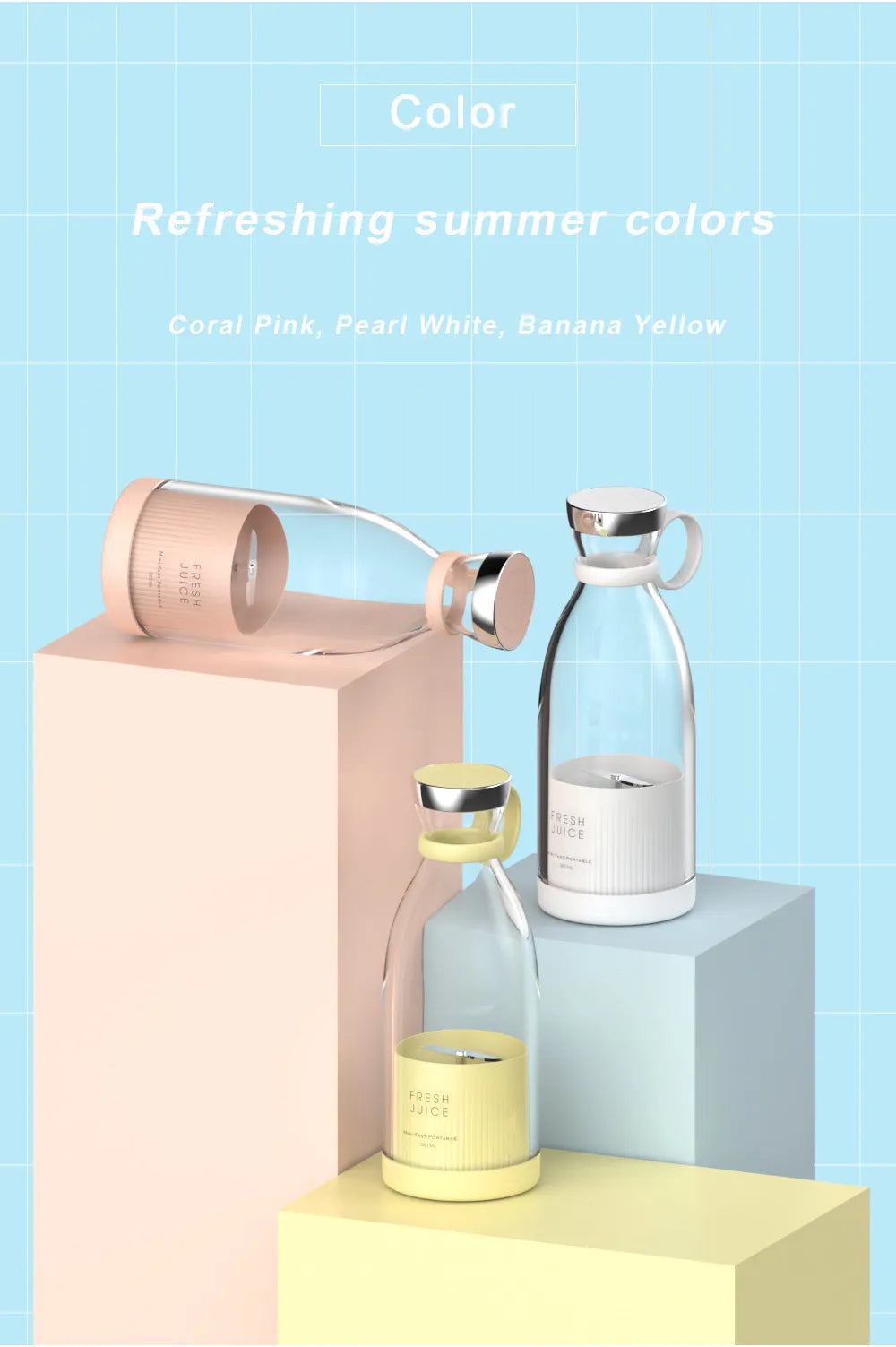 USB Mini Fruit Mixer Juicer