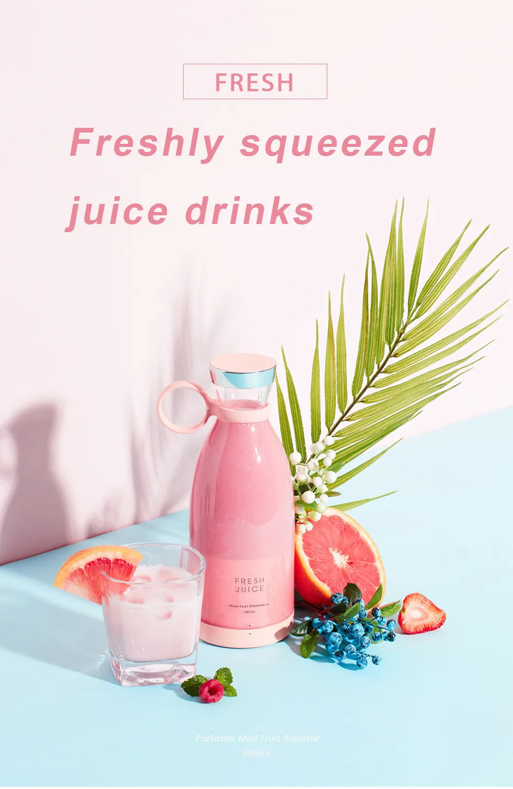USB Mini Fruit Mixer Juicer